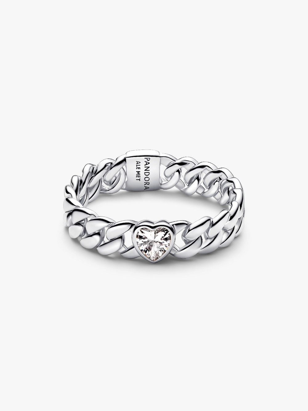 Heart Cuban Chain Ring T4 1Q