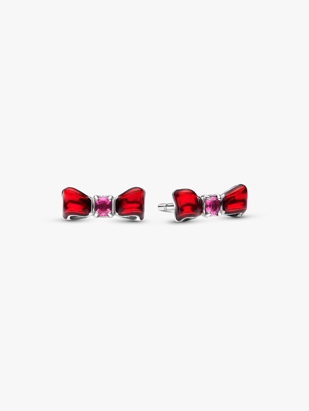 Disney Snow White Bow Stud Earrings X2 Sr