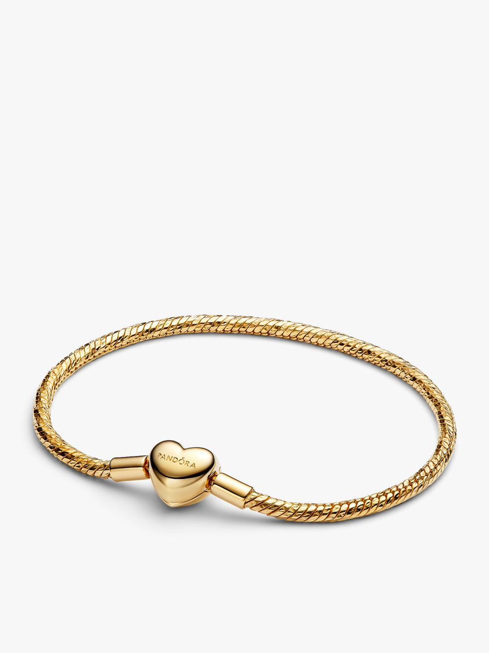 Heart Clasp Snake Chain Bracelet R9 ZN