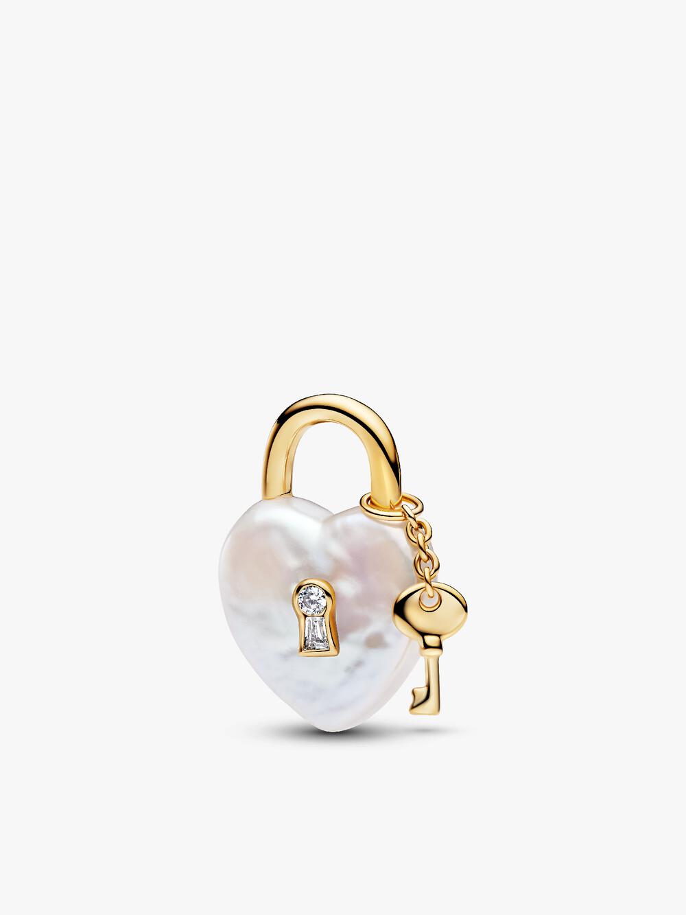 Treated Freshwater Cultured Baroque Pearl Mushroom Dangle Charm S1 Kg