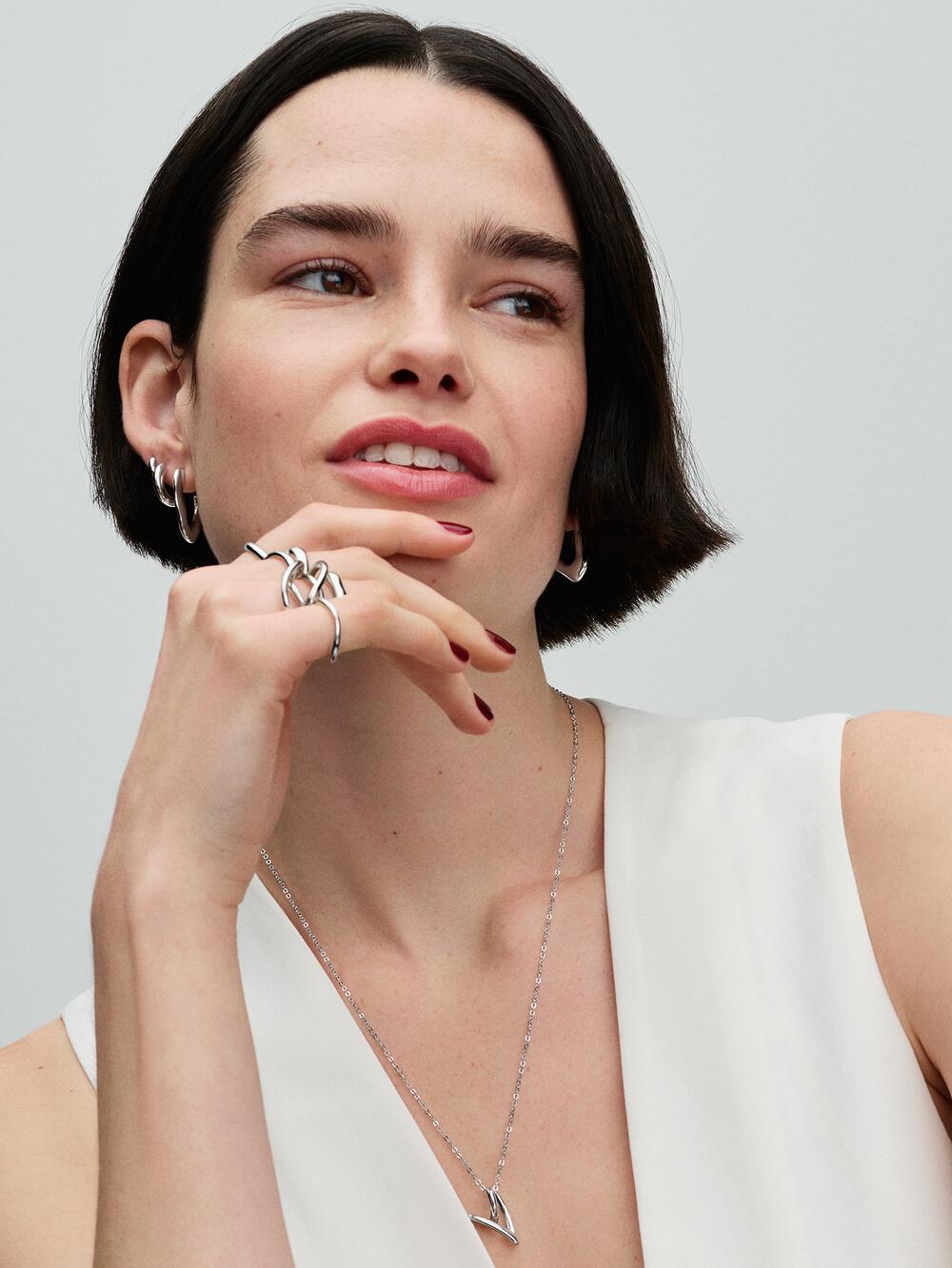 Round Huggie Hoop Earrings N7 Ue