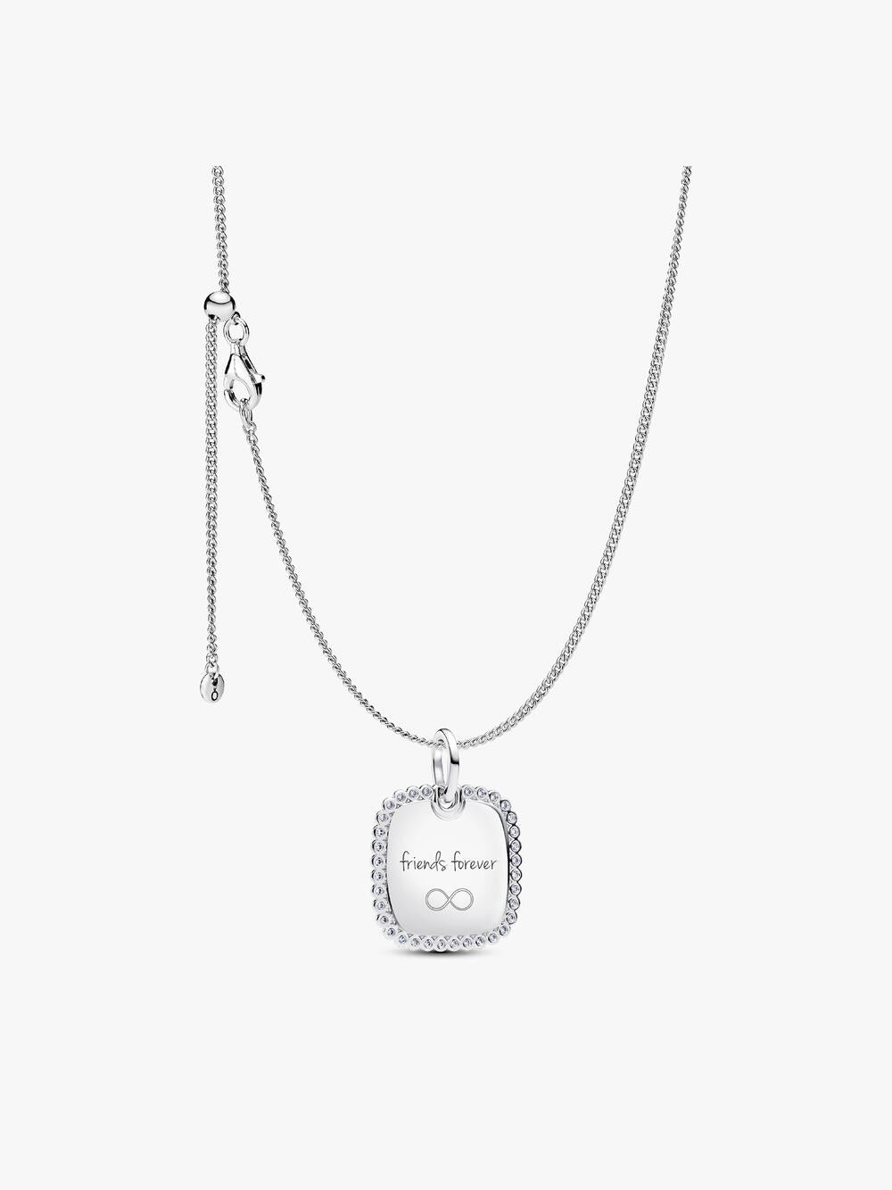 Engravable Rectangle Tag Pendant P4 L1