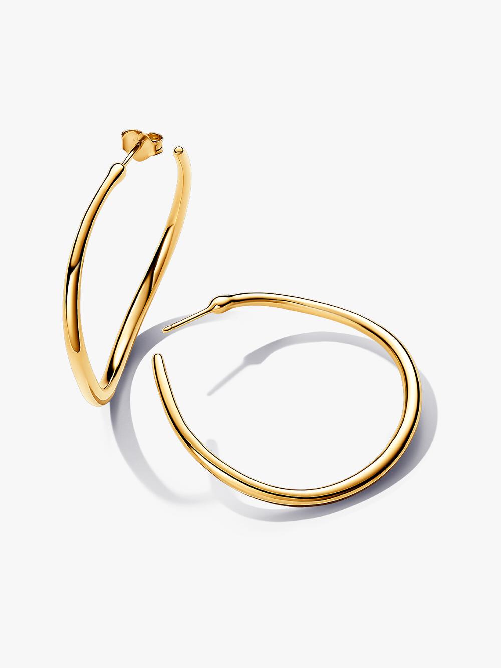 Round Huggie Hoop Earrings N7 Ue