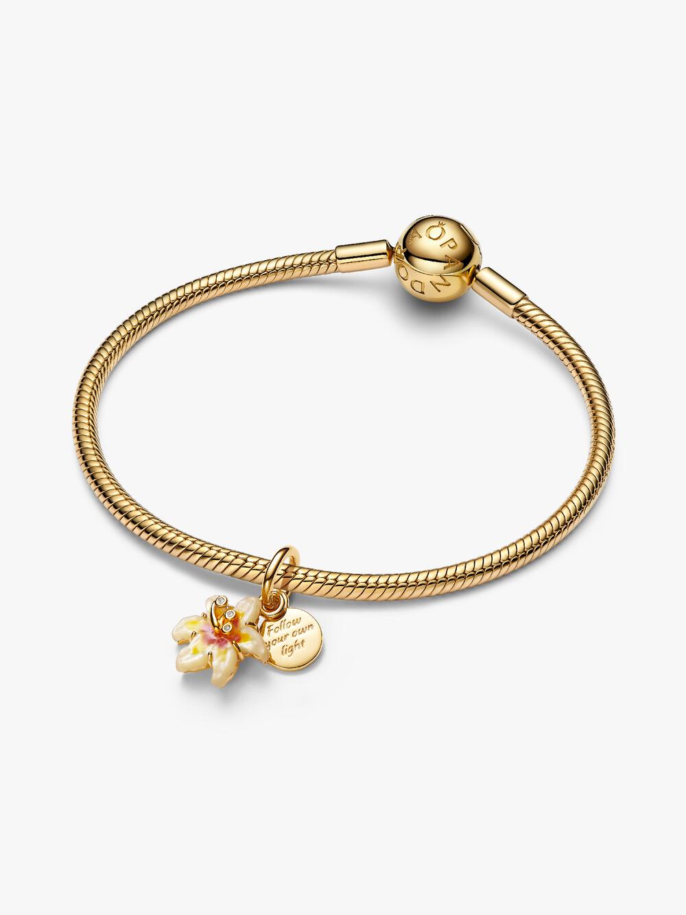 Disney Tangled Sundrop Flower Glow-in-the-dark Charm P5 z0