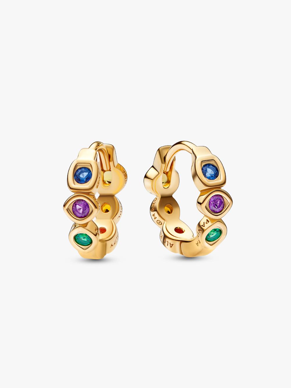 Marvel The Avengers Infinity Stones Hoop Earrings L4 18