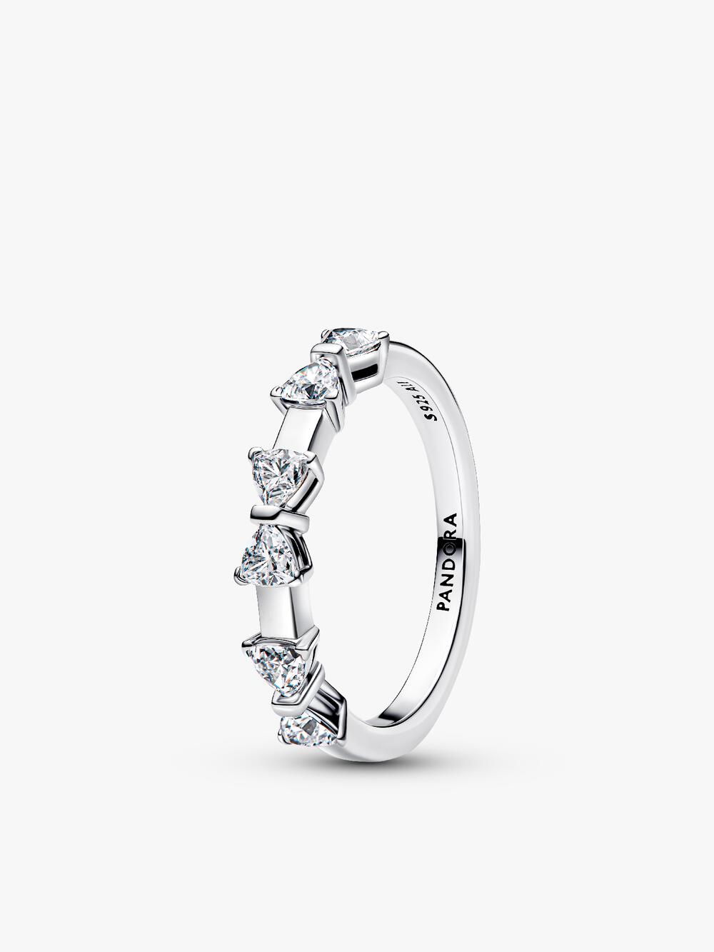 Band of Clear Hearts Ring J9 ts