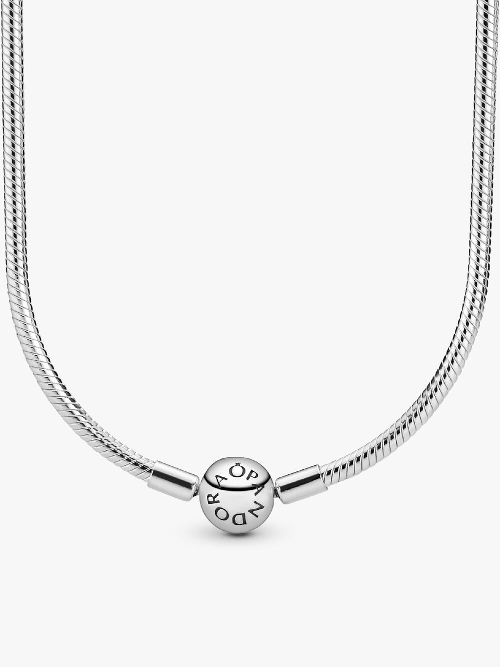 Moments Heart Clasp Snake Chain Necklace H5 hH