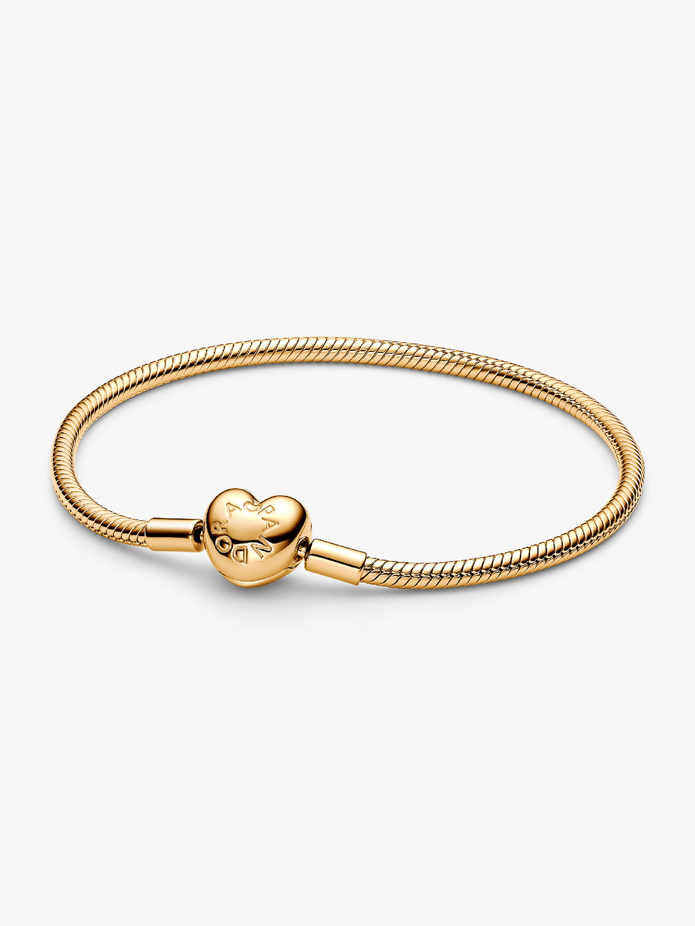 Heart Clasp Snake Chain Bracelet R9 ZN