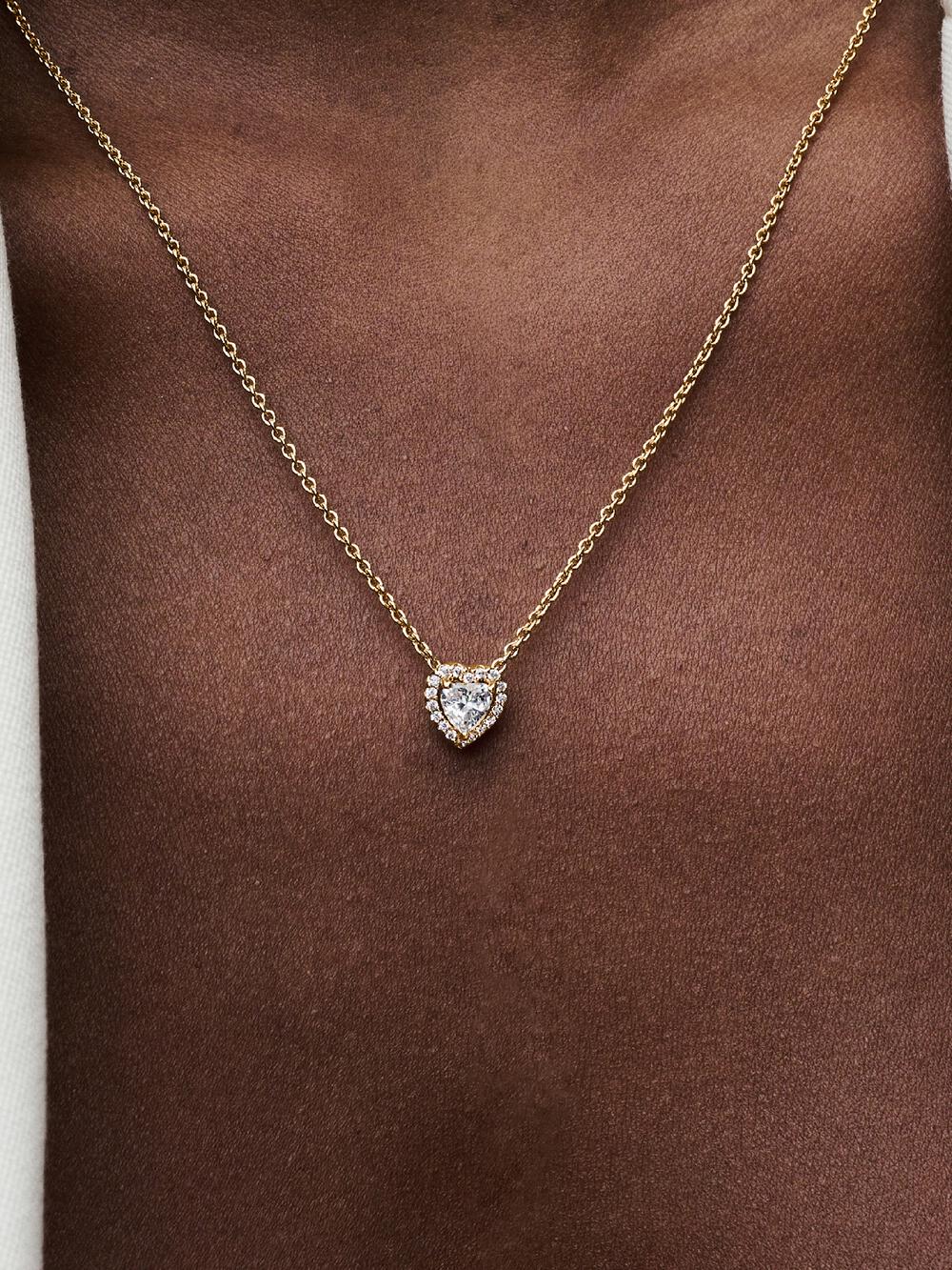 Sparkling Heart Collier Necklace S2 cL