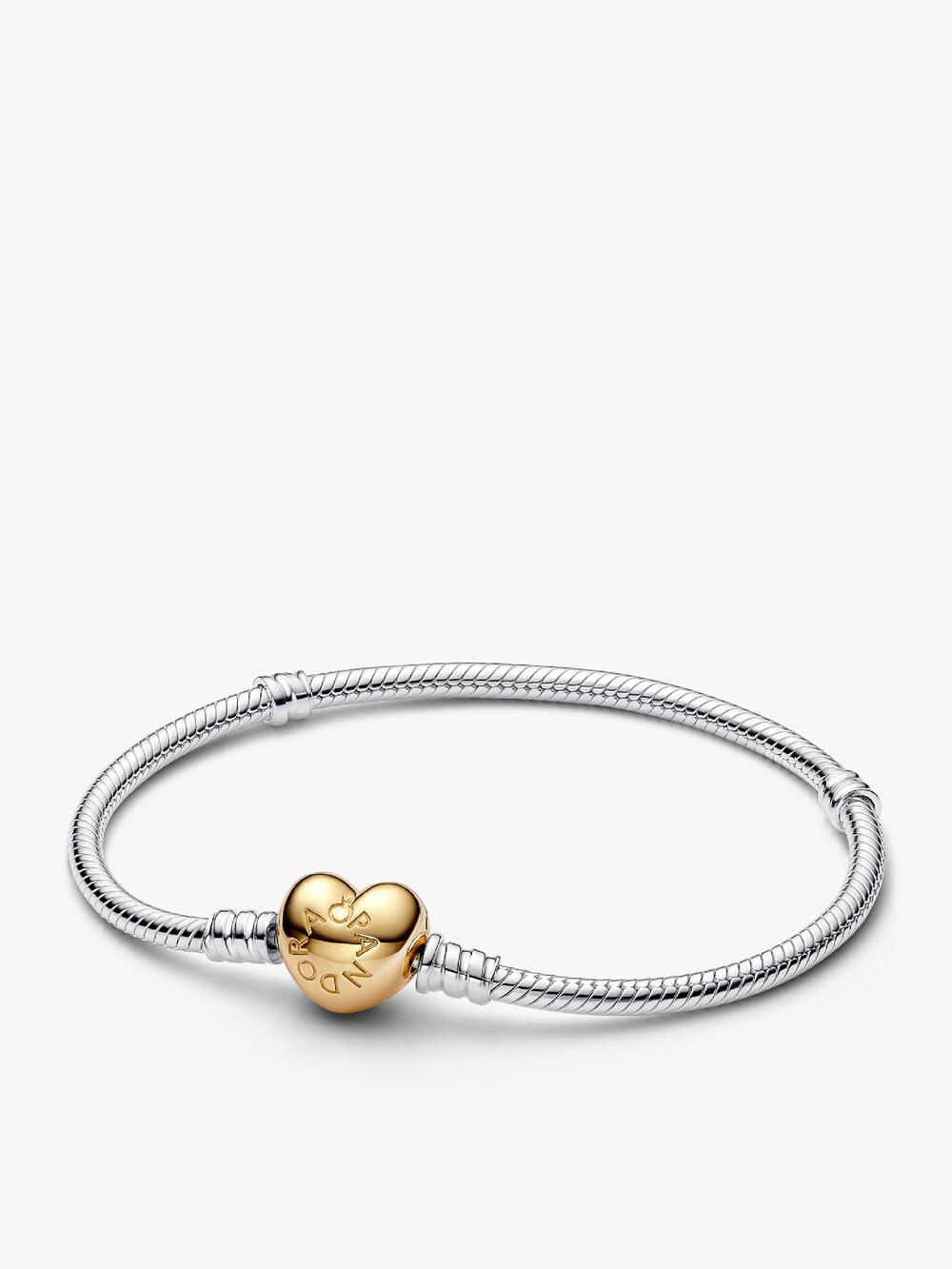 Moments Heart Clasp Snake Chain Bracelet K2 5K