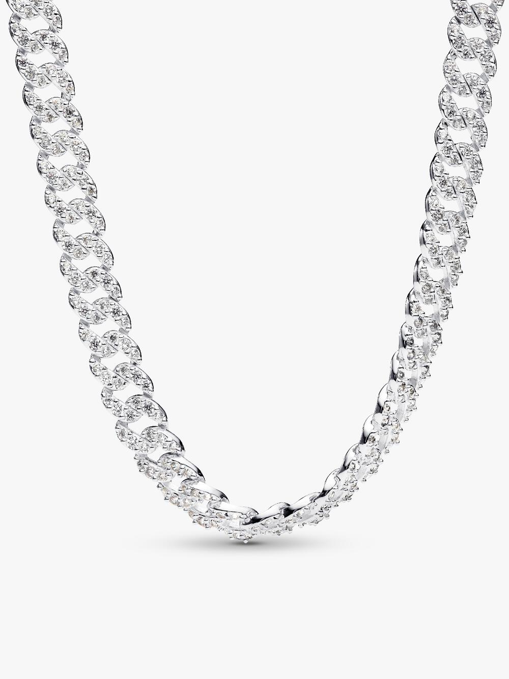 Two-tone Pavé Cuban Chain Bracelet T9 PQ