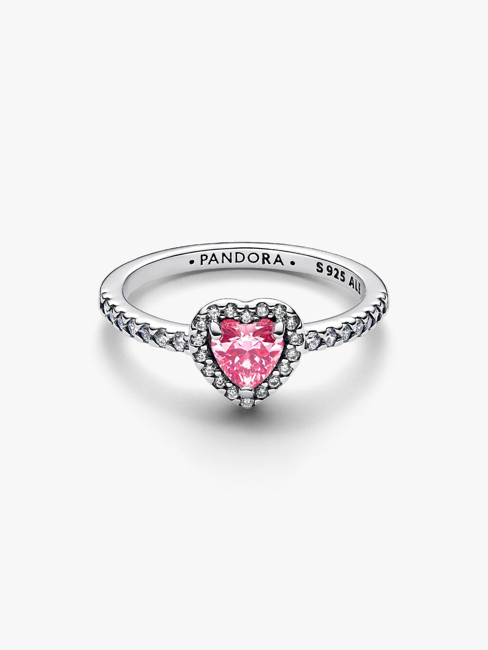 Elevated Pink Heart Ring I1 8h