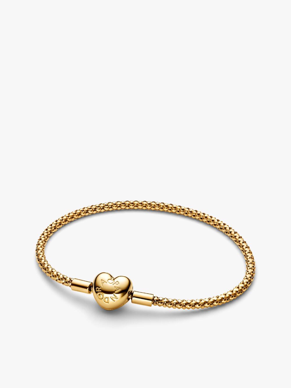 Heart Clasp Snake Chain Bracelet R9 ZN