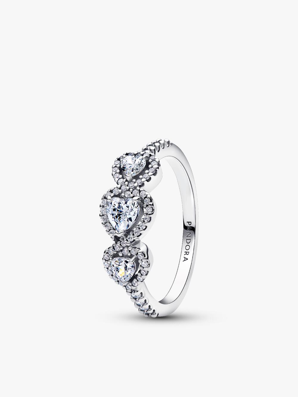 Band of Clear Hearts Ring J9 ts