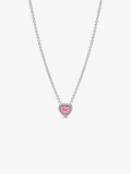 Pink Elevated Heart Necklace G4 3S