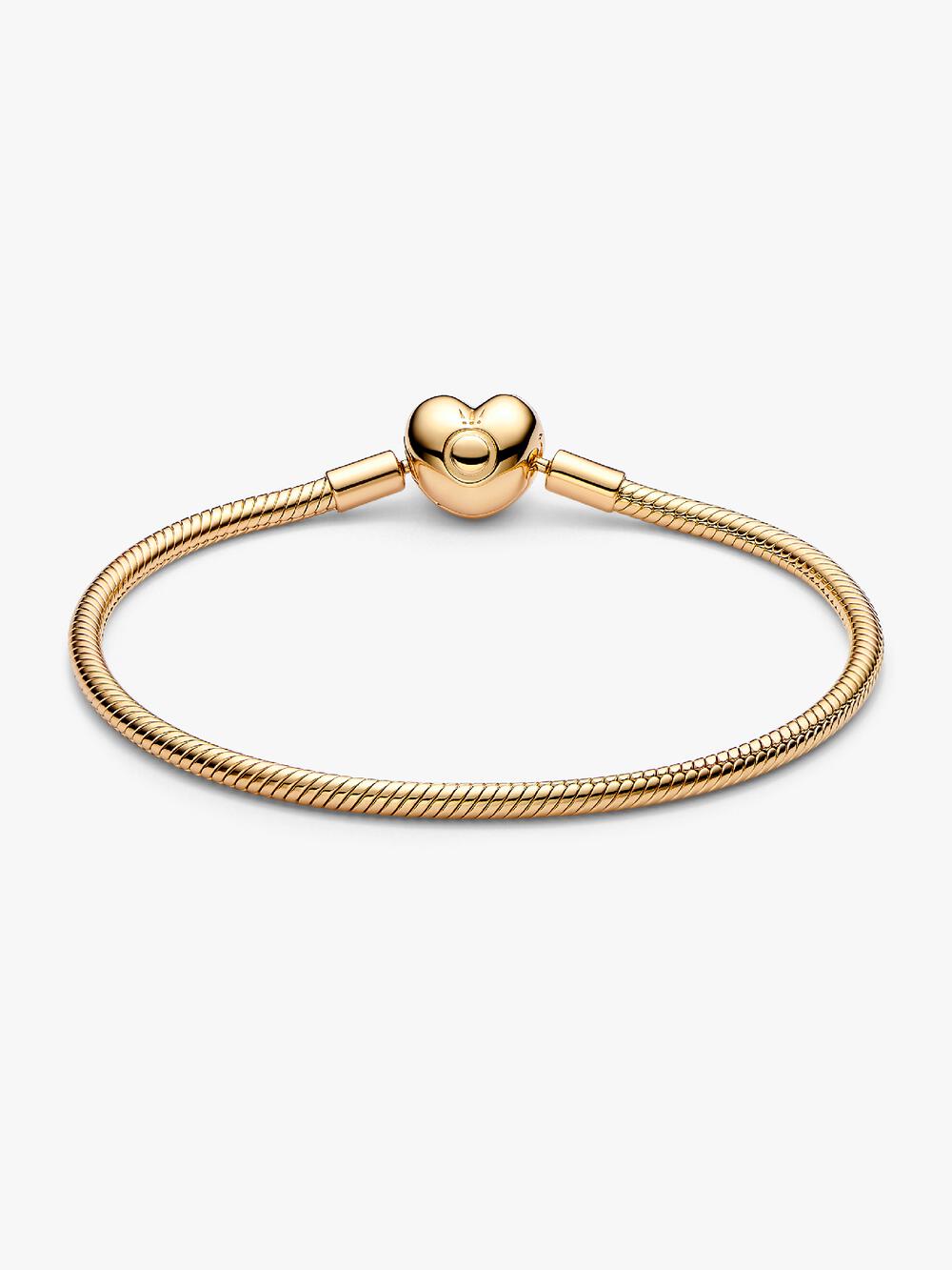 Heart Clasp Snake Chain Bracelet R9 ZN