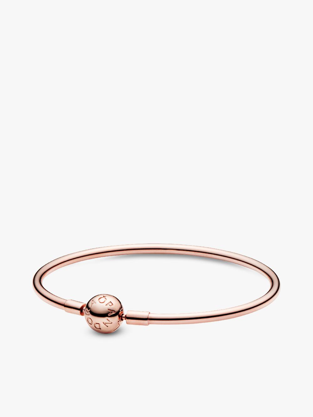 Moments Heart T-Bar Snake Chain Bracelet E8 QE