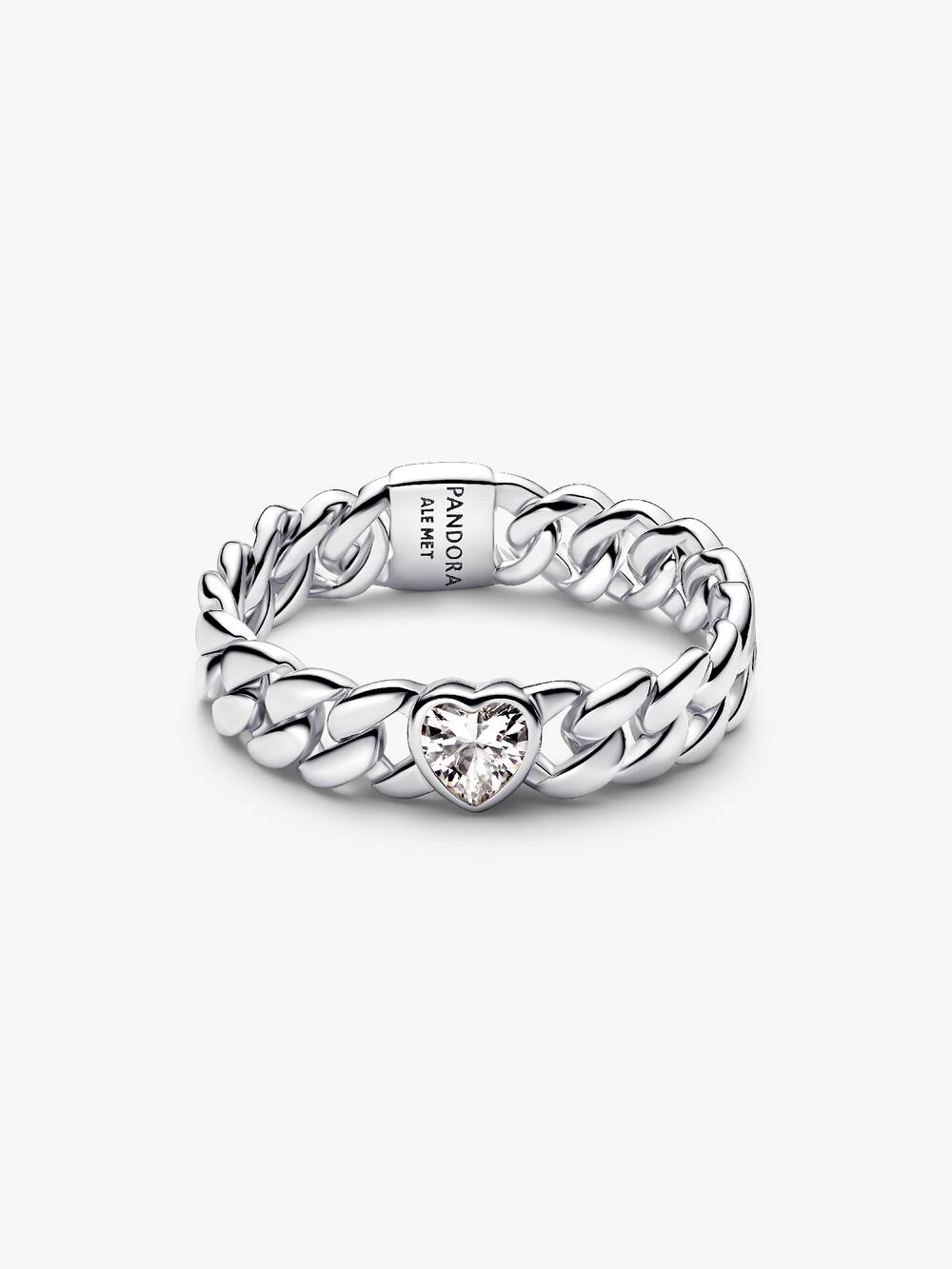Heart Cuban Chain Ring T4 1Q