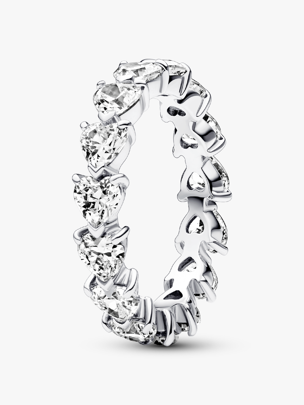 Band of Clear Hearts Ring J9 ts
