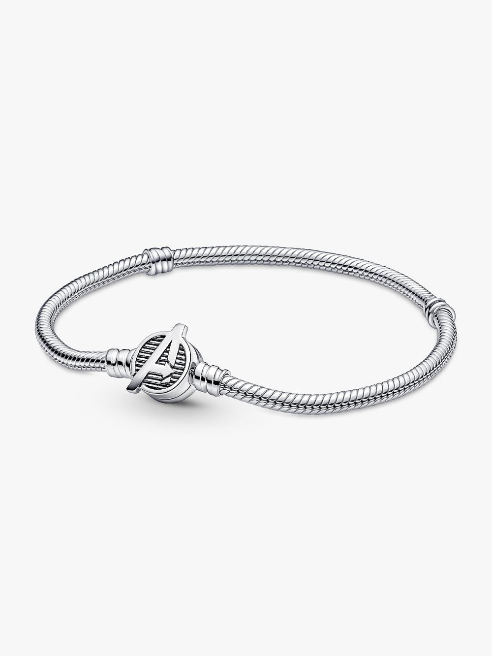 Moments Marvel The Avengers Logo Clasp Snake Chain Bracelet J1 rn