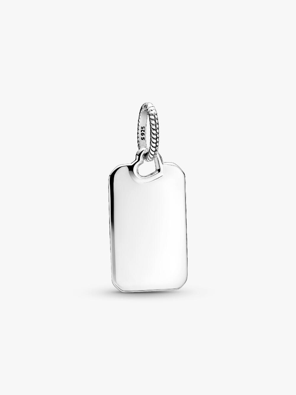 Engravable Rectangle Tag Pendant P4 L1