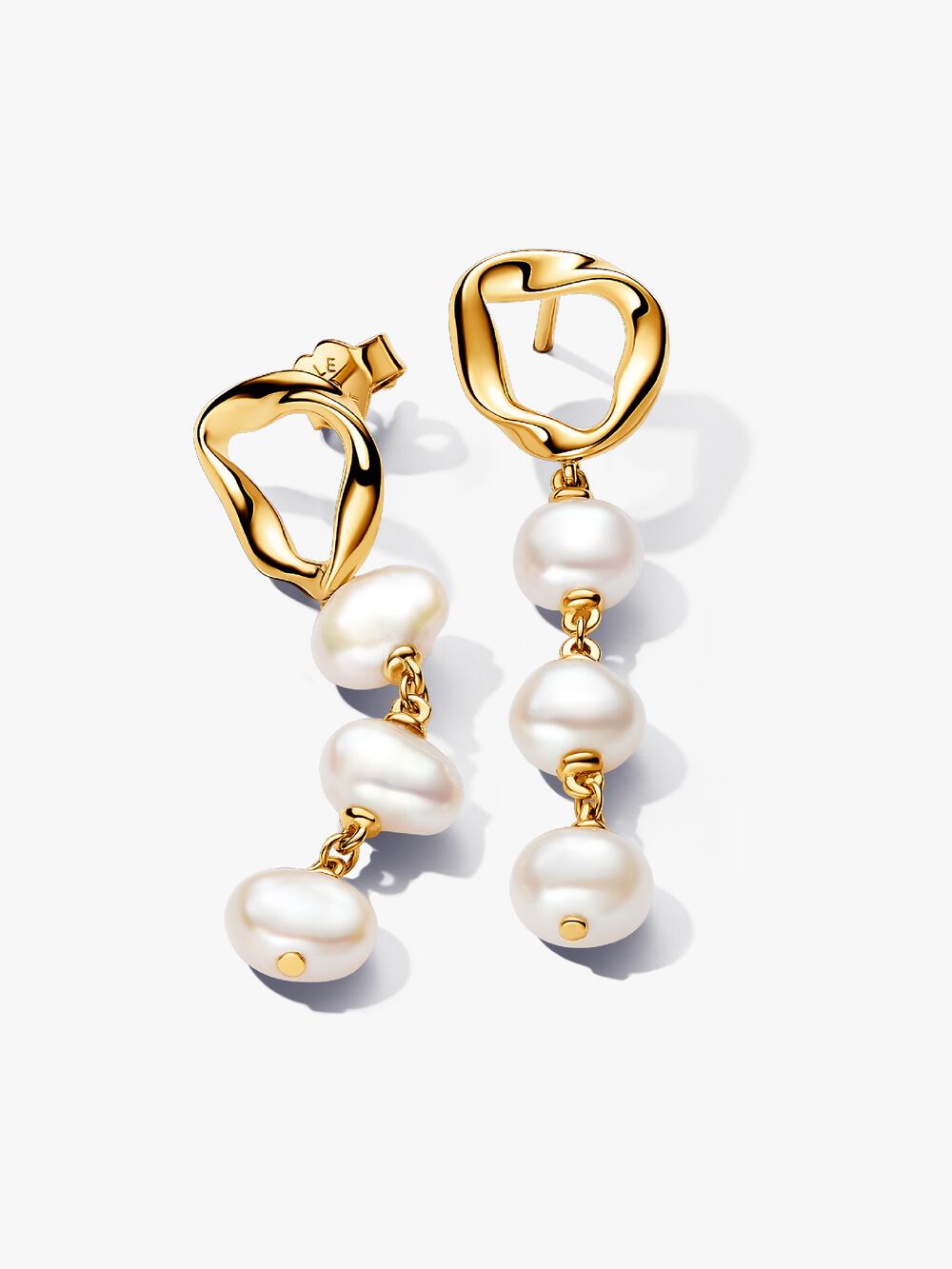 Organically V-shaped Open Hoop Earrings Z1 ix