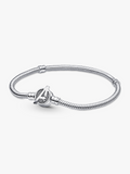 Moments Marvel The Avengers Logo Clasp Snake Chain Bracelet J1 rn