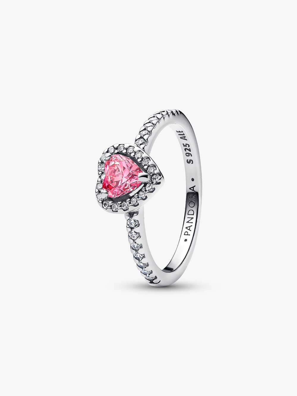 Elevated Pink Heart Ring I1 8h