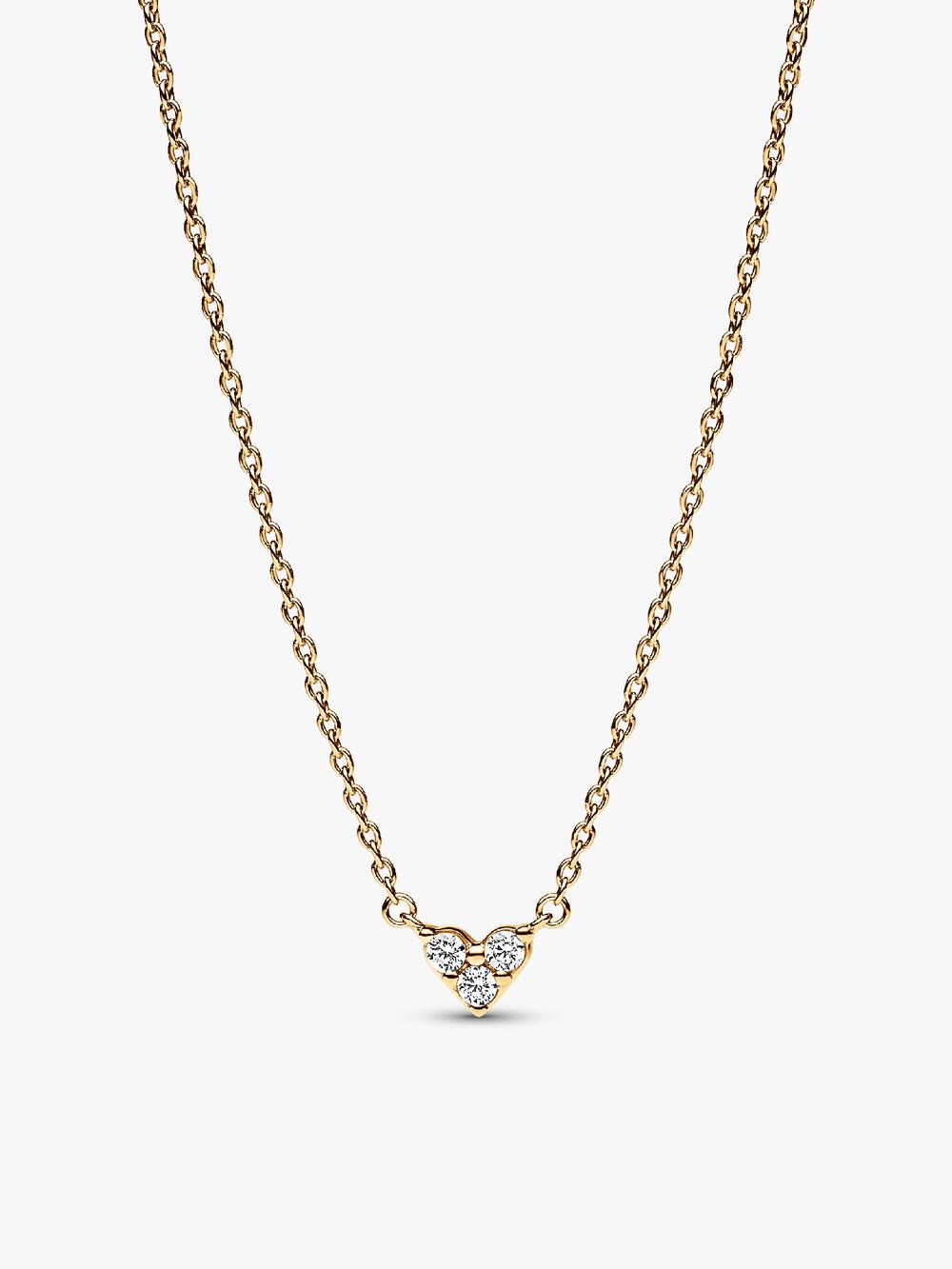 Engravable Heart Halo Collier Necklace L5 Za