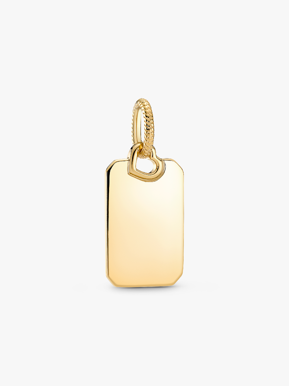 Engravable Rectangle Tag Pendant U5 Cs
