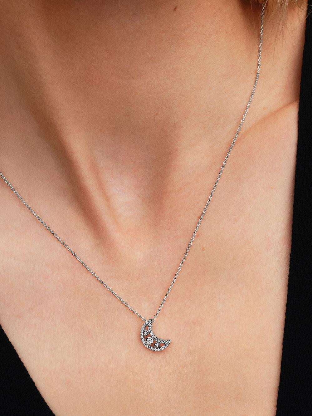Crescent Moon Pendant Necklace X3 4z