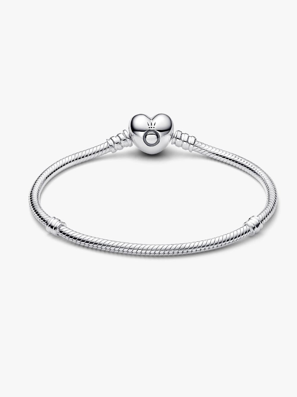 Moments Heart & Snake Chain Bracelet C3 3k
