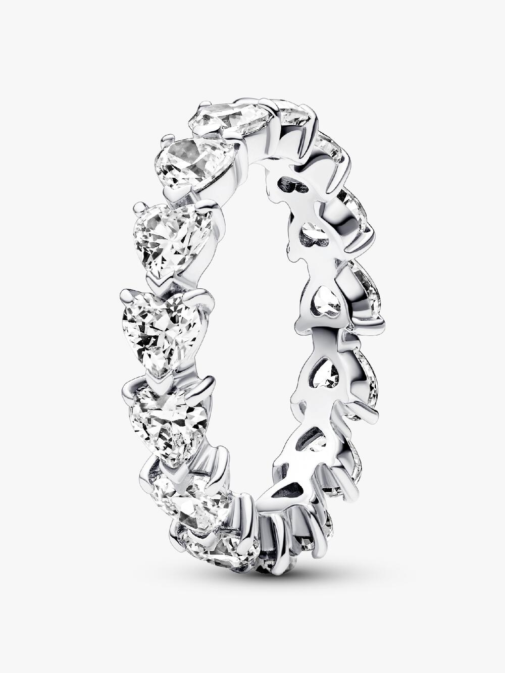 Band of Clear Hearts Ring J9 ts