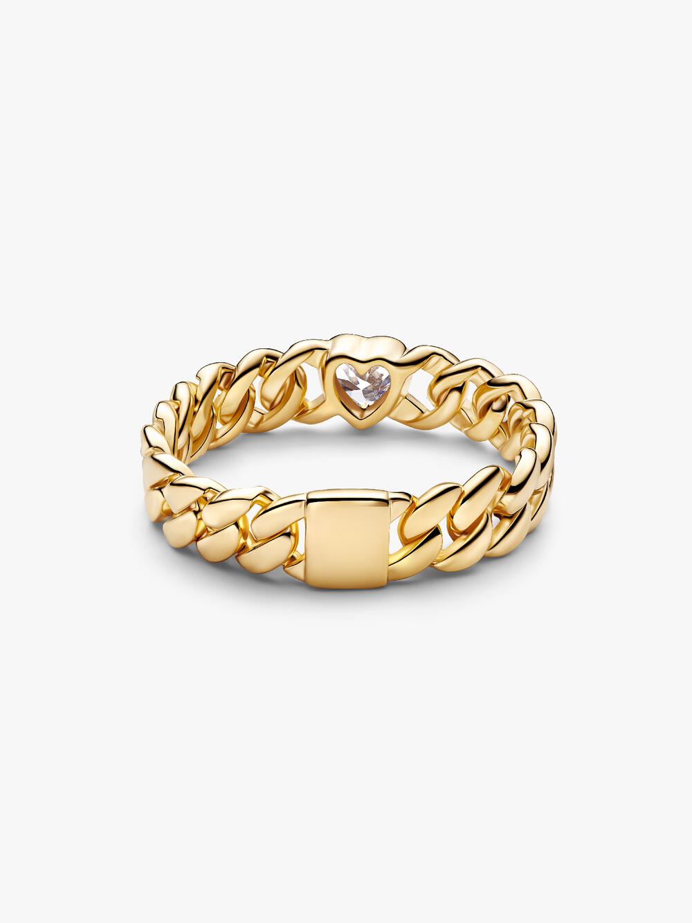 Heart Cuban Chain Ring Z7 LG