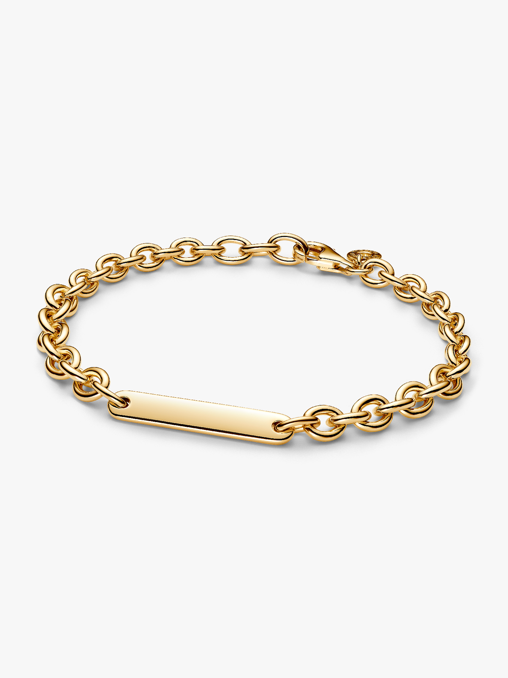 Engravable Bar Link Bracelet J2 ct