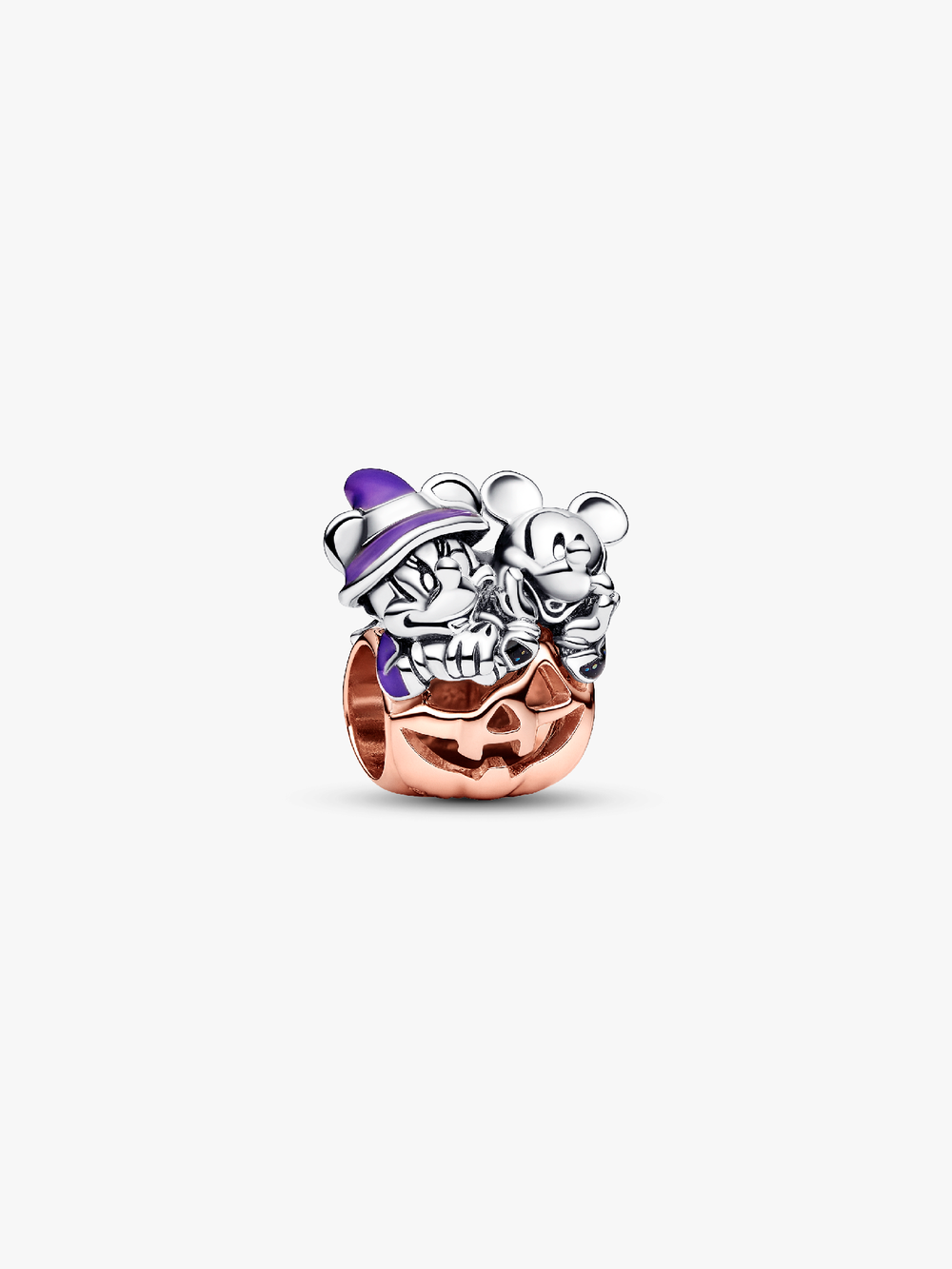FINAL SALE - Disney Mickey Mouse & Minnie Mouse Halloween Pumpkin Charm O7 du