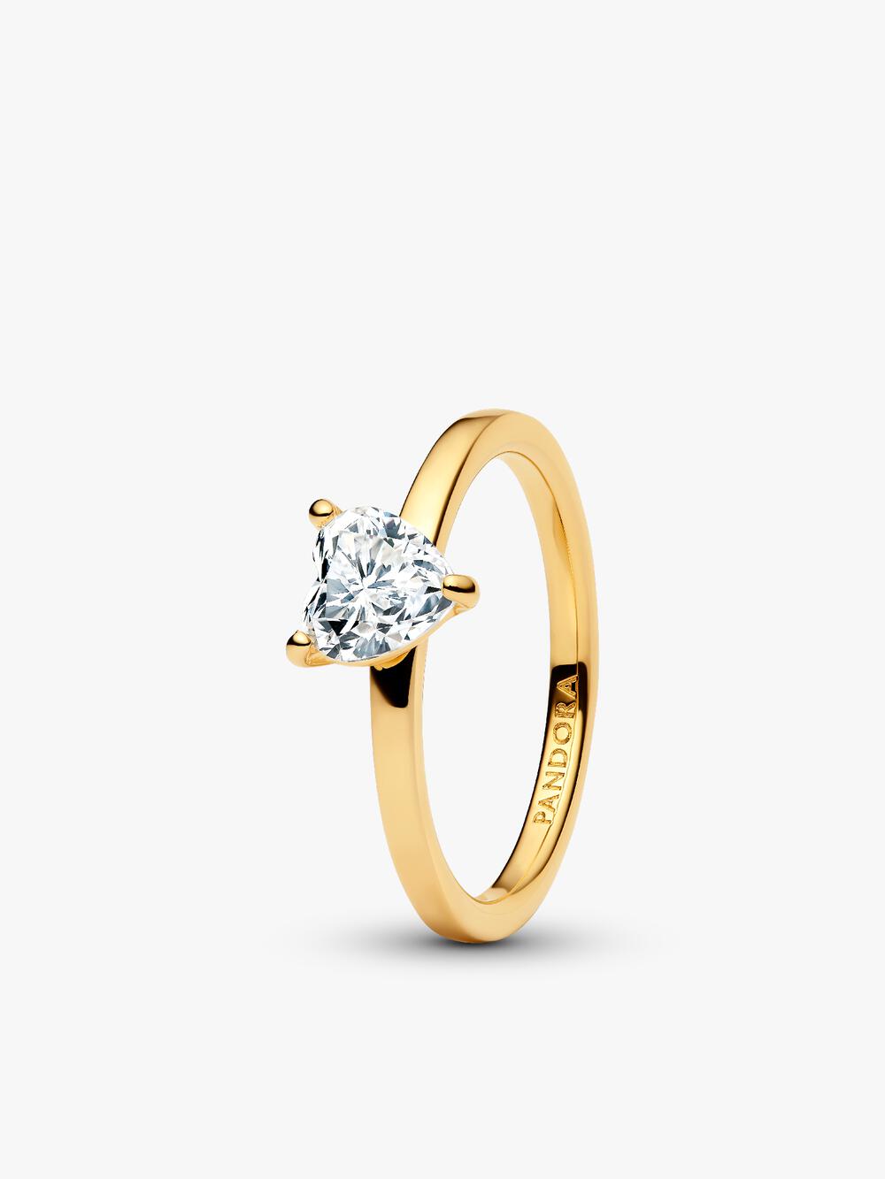 Double Heart Sparkling Ring P3 Kr