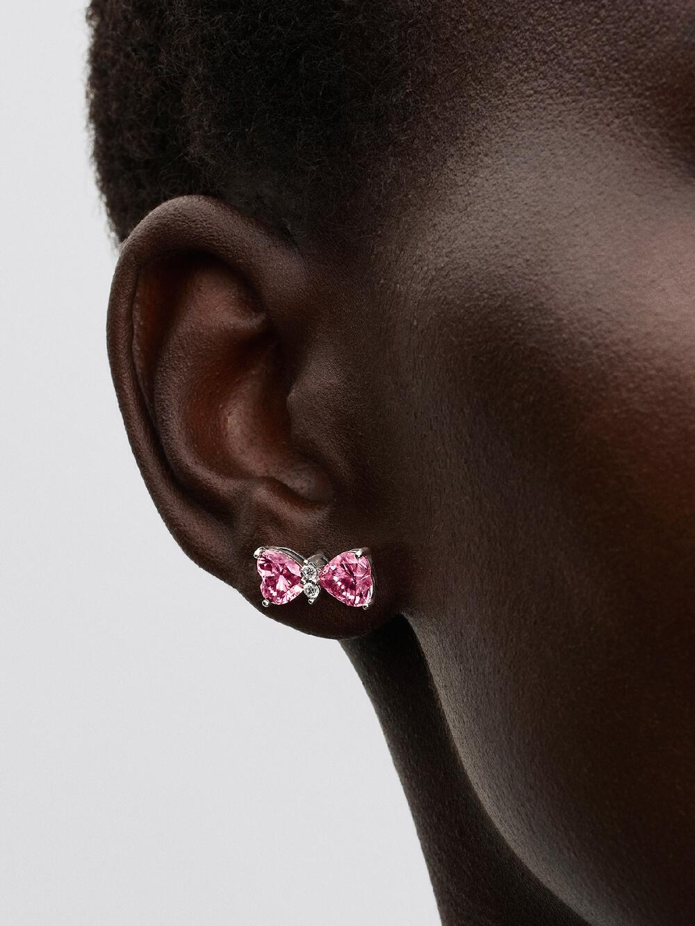 Bow Stud Earrings W5 0p