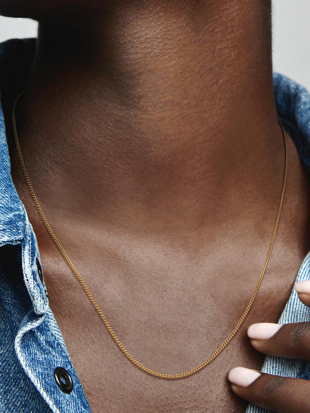 Curb Chain Necklace I3 gN