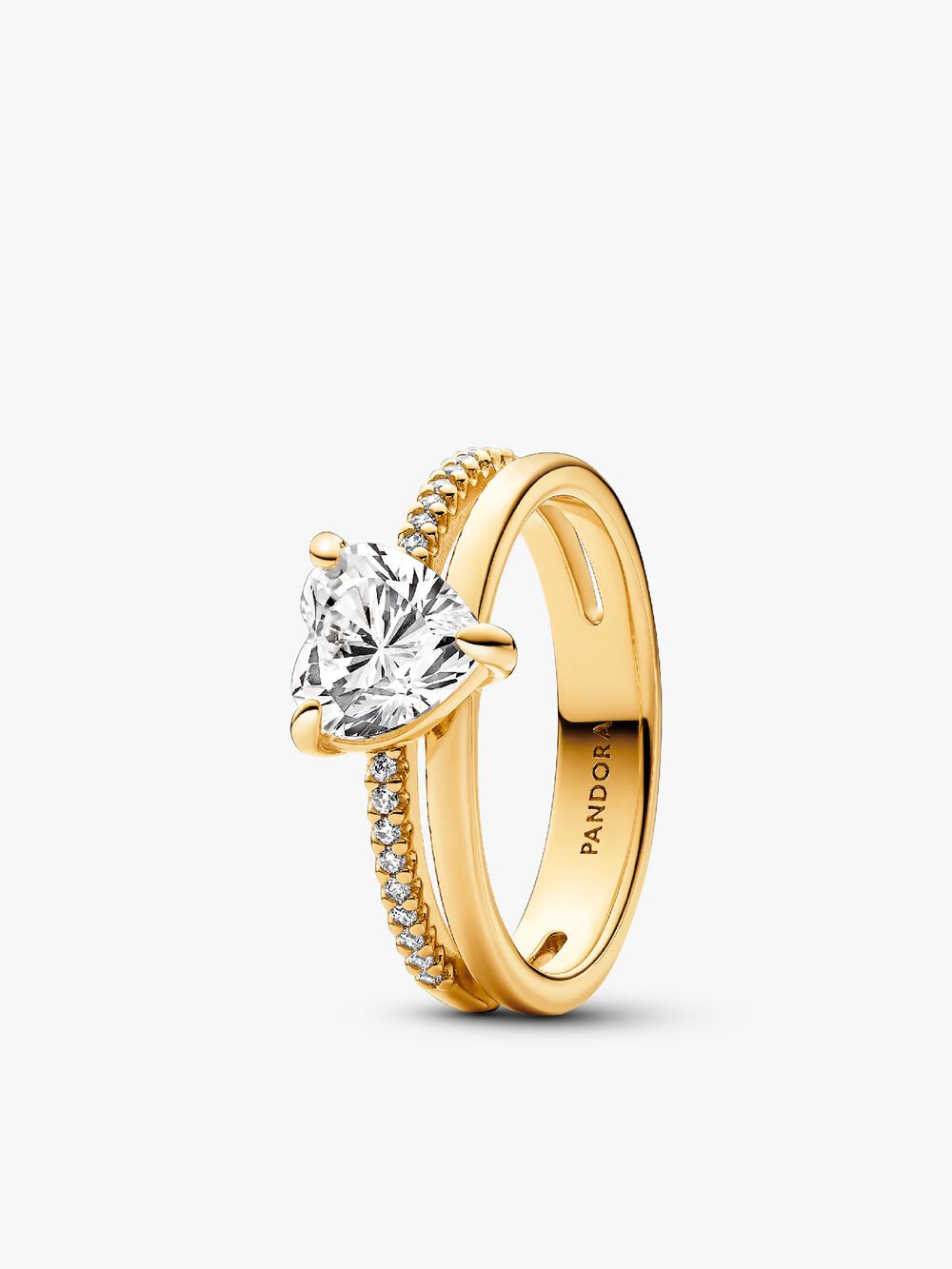 Engravable Heart Halo Ring Z8 I8