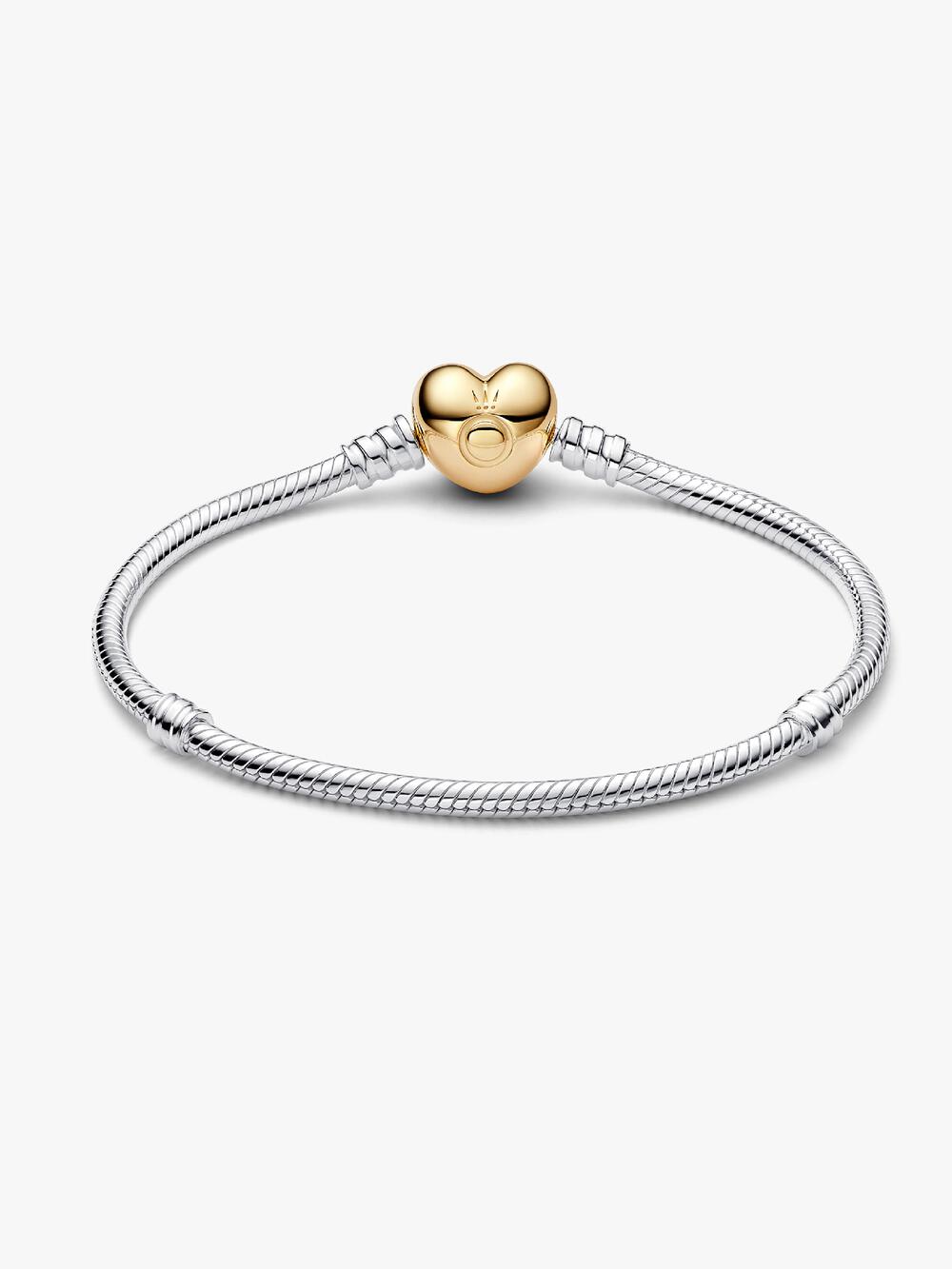 Heart Clasp Snake Chain Bracelet N0 Gv