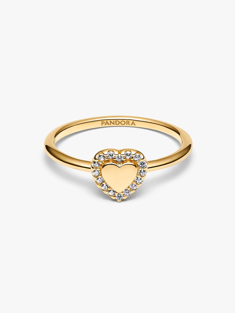 Engravable Heart Halo Ring Z8 I8