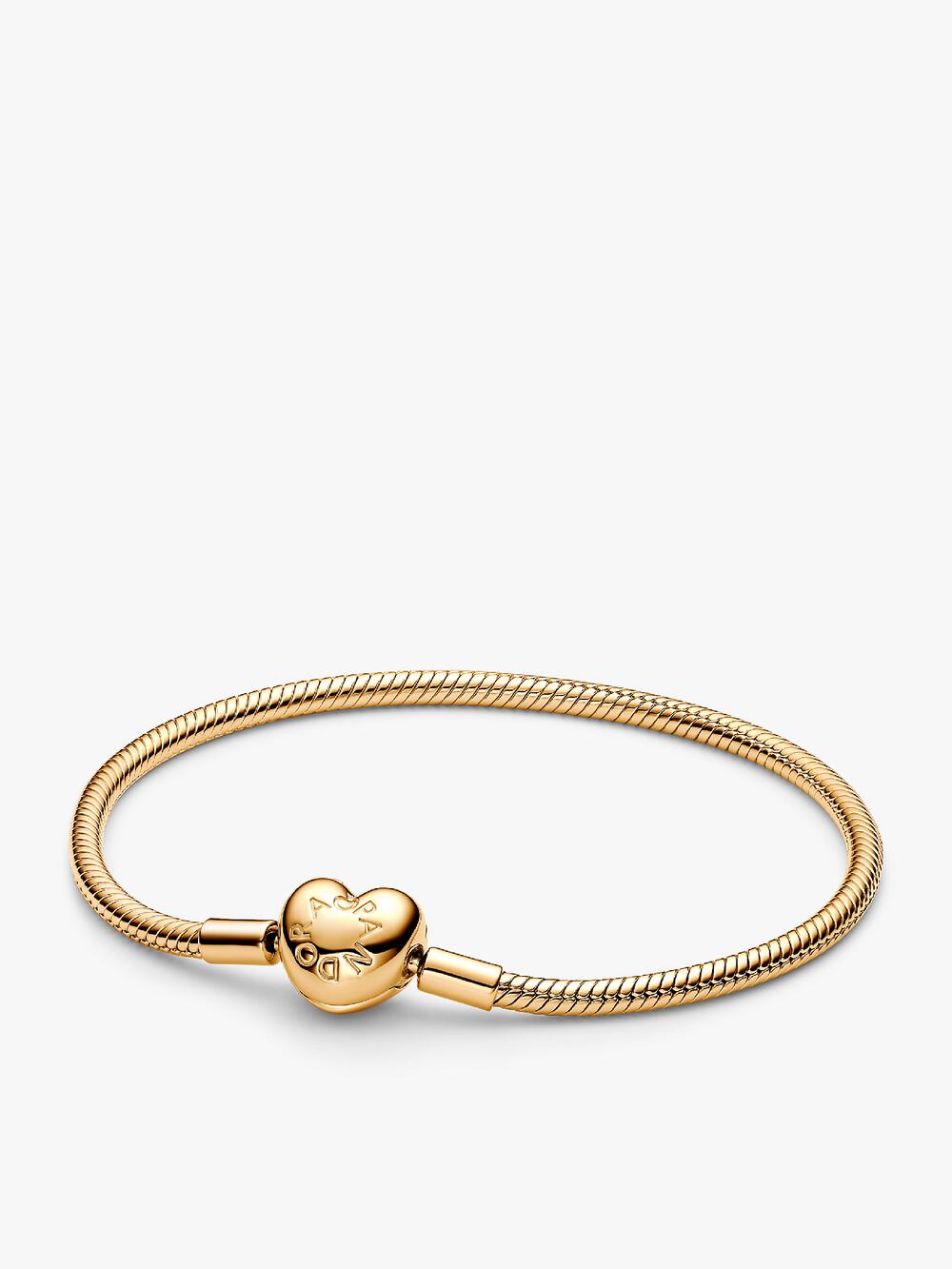Moments Heart Clasp Snake Chain Bracelet K2 5K