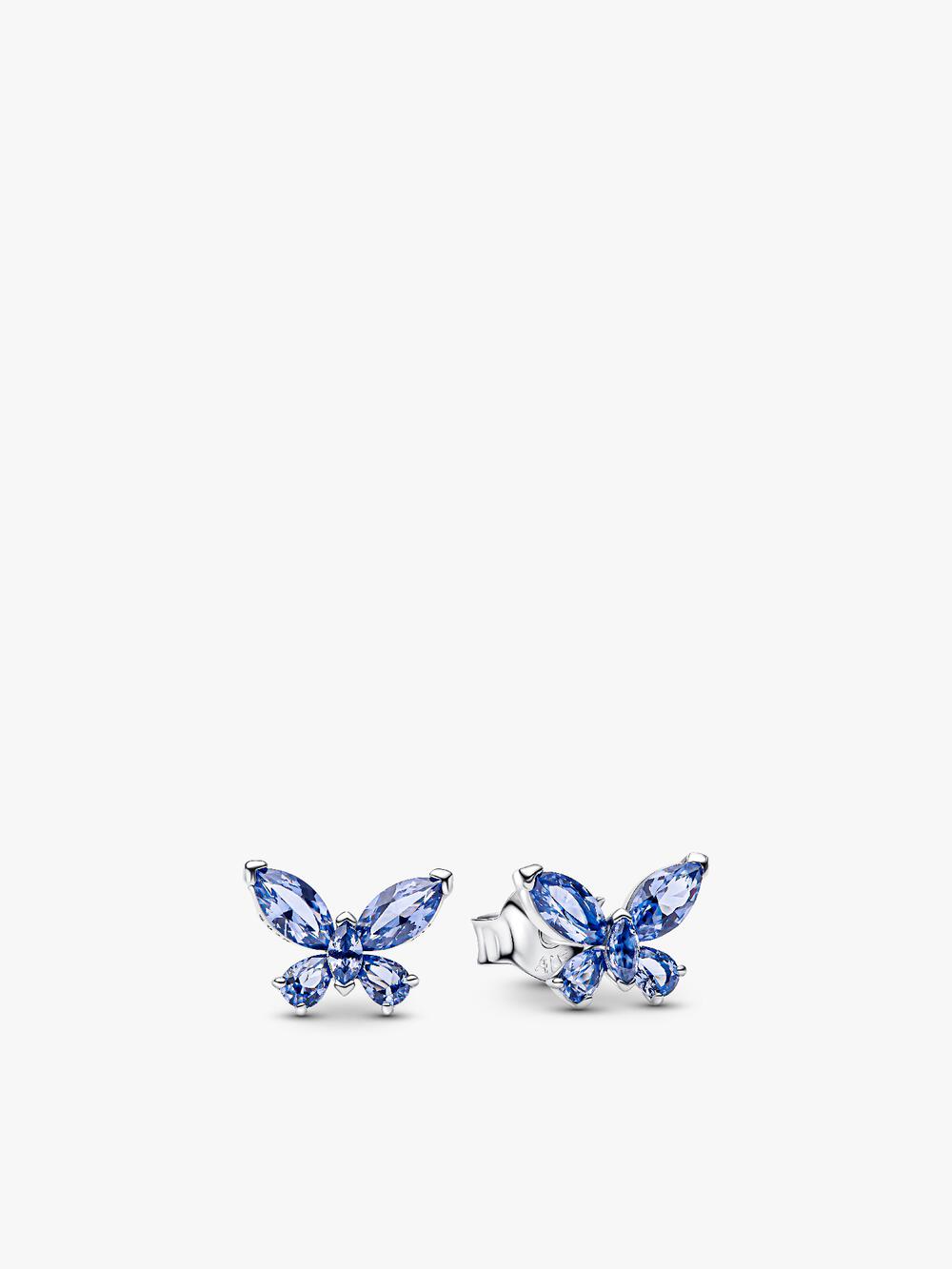 Sparkling Lucky Clover Stud Earrings M6 PZ