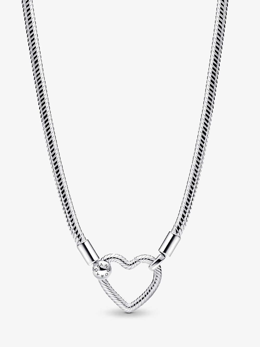 Heart Closure Snake Chain Necklace G3 3C