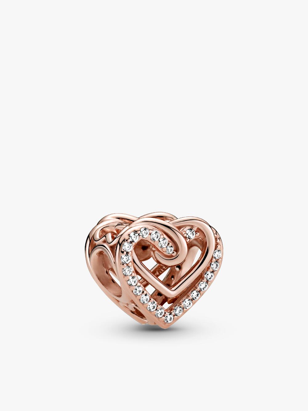 Moments Heart T-Bar Snake Chain Bracelet E8 QE