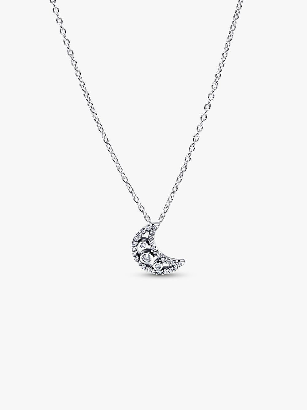 Crescent Moon Pendant Necklace Z9 dD