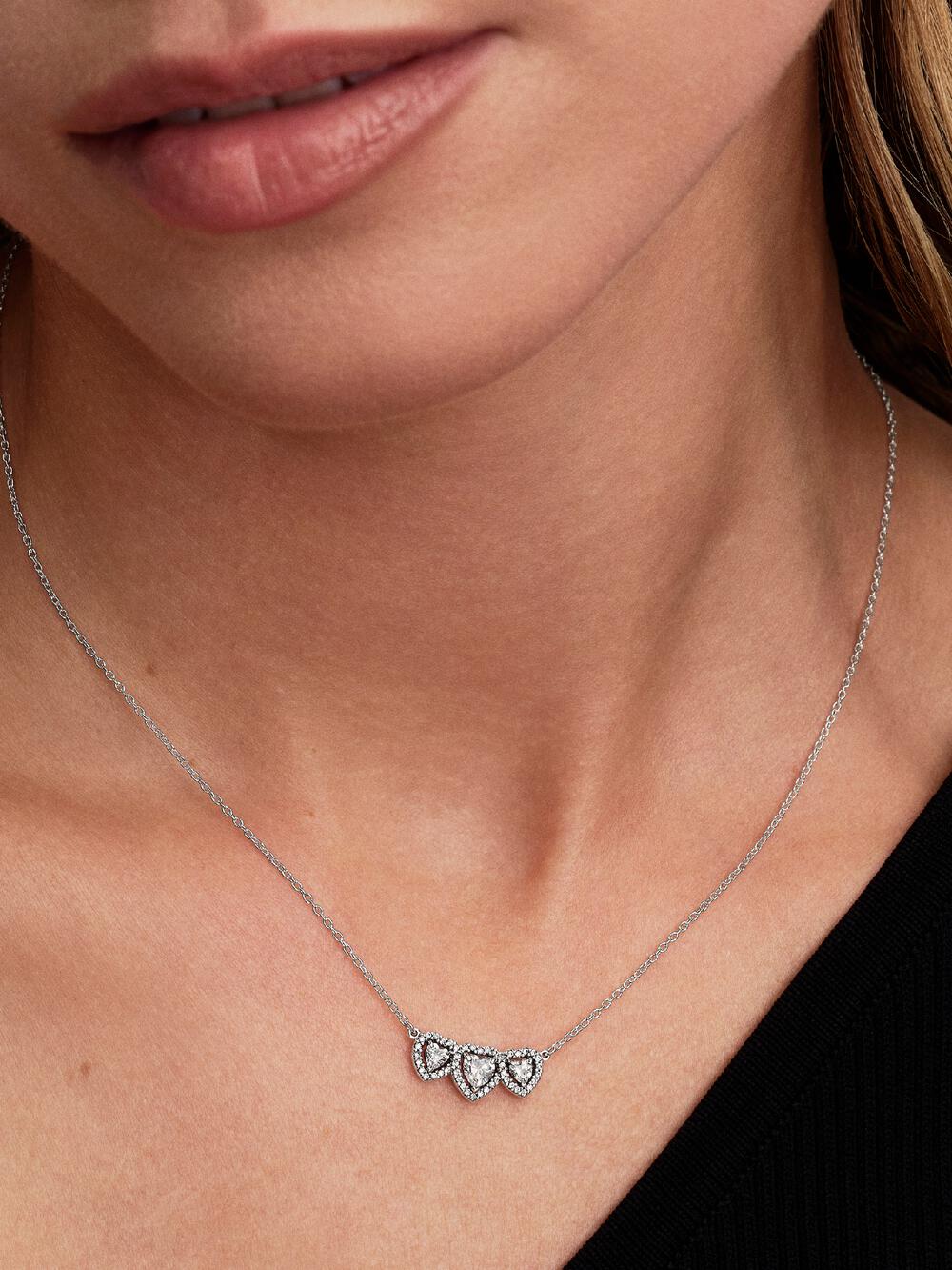 Halo Heart Trilogy Collier Necklace U1 Ym
