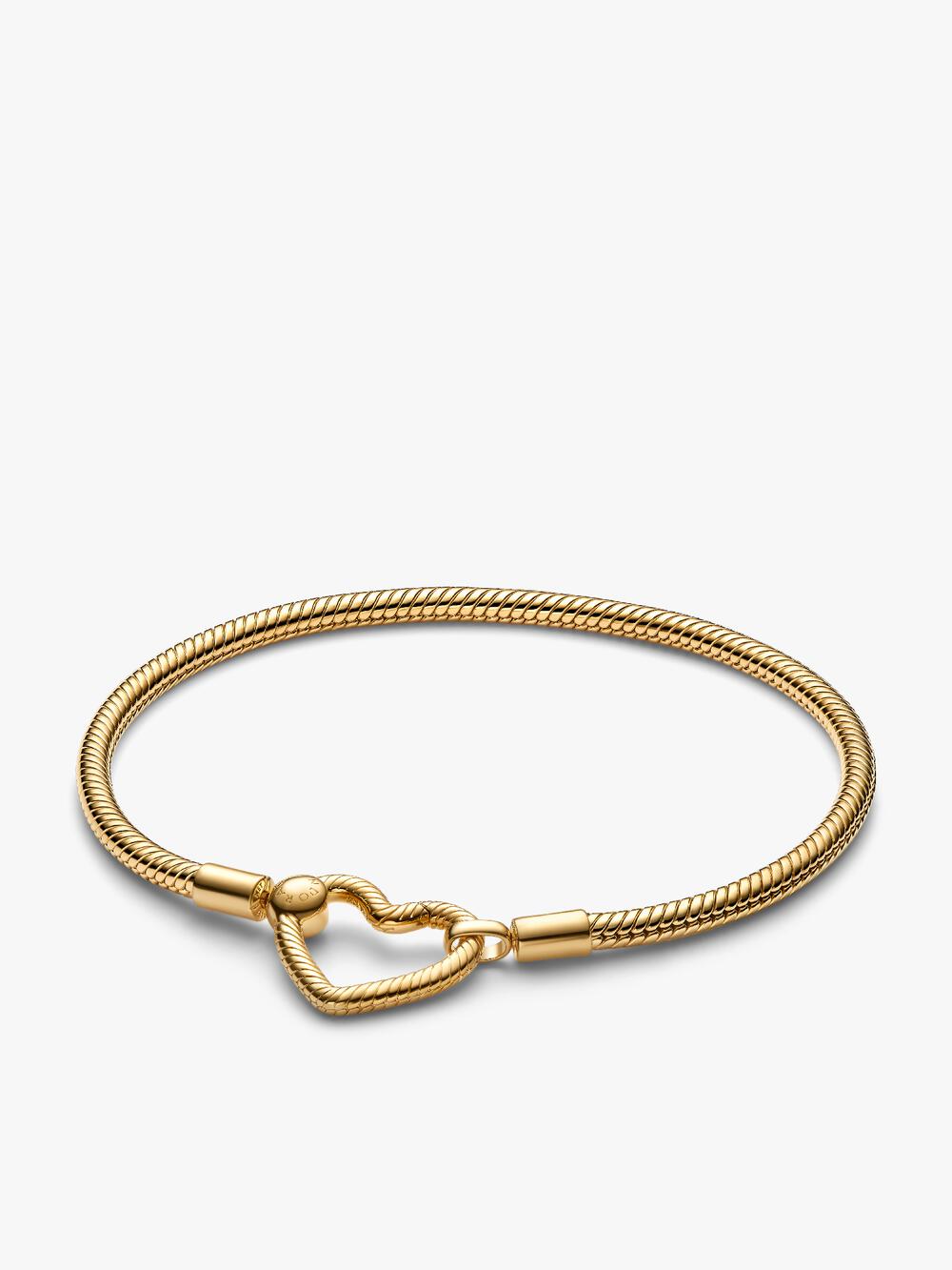 Moments Heart Clasp Snake Chain Bracelet K2 5K