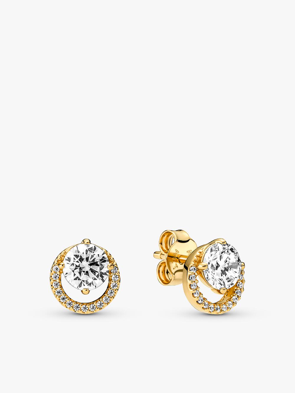 Clear Sparkling Crown Solitaire Ring I5 Be